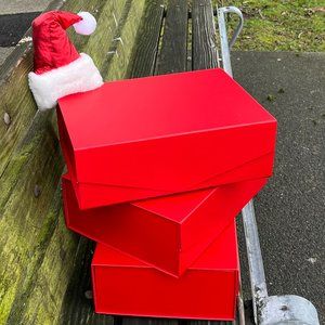 Custom Christmas Gift Box Magnetic Closure